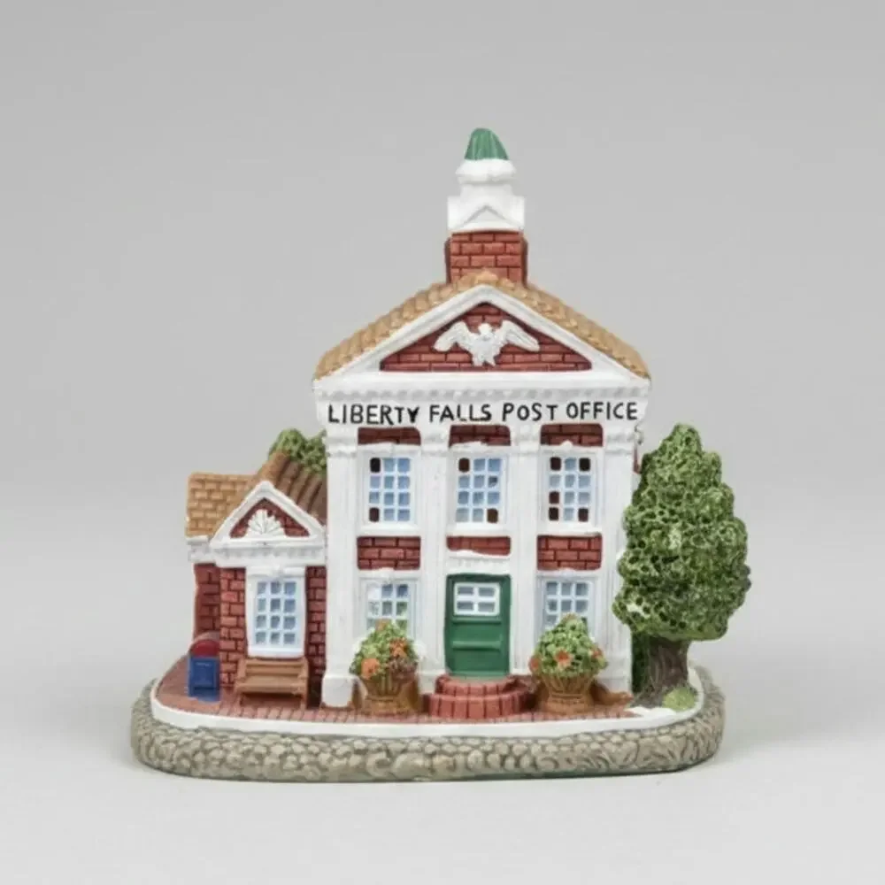 Liberty Falls Post Office AH107 (1996) | Vintage Miniature Village Building